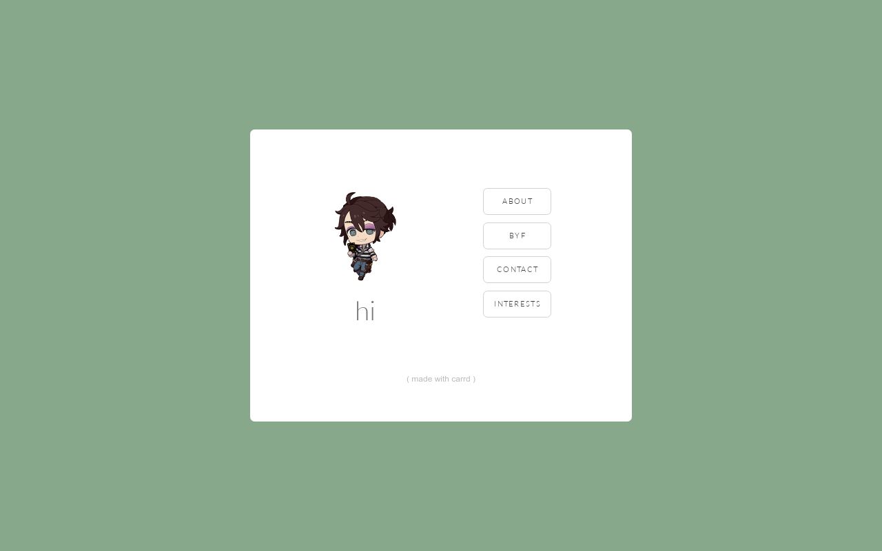 Carrd profile picture for @taffy